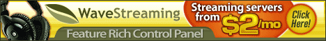 Wave Streaming SHOUTcast Hosting